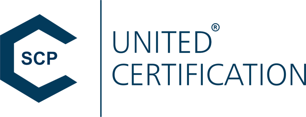 United Certification SCP logo certifcation